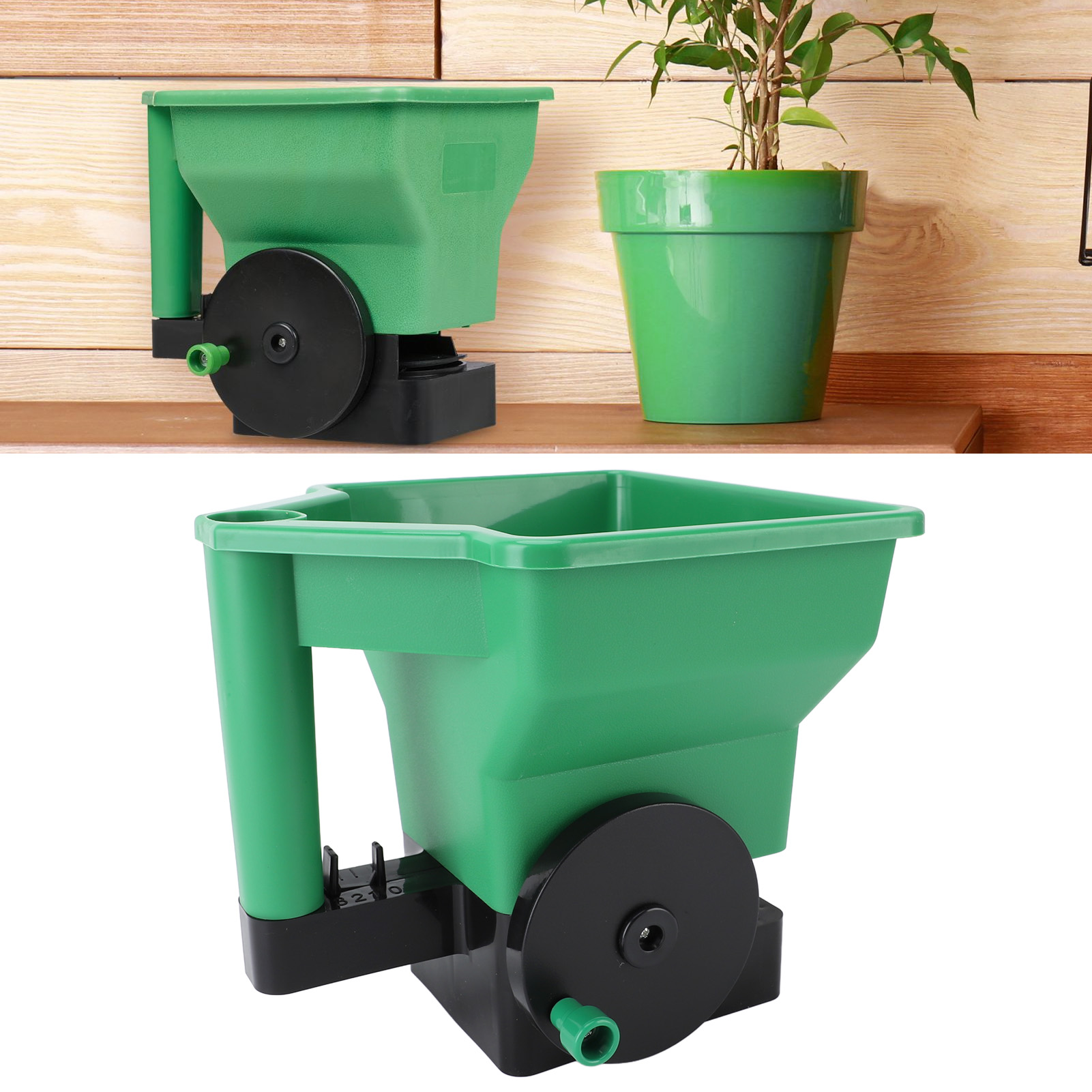 Grass Seed Spreader - Esparcidor de césped, esparcidor manual de