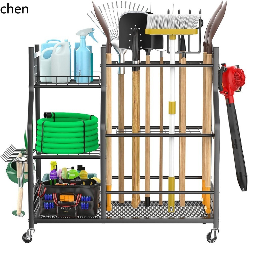 Gardening Tools Amazon - Carrito de Almacenamiento Móvil para Jardín,
