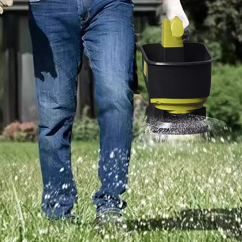 Grass Seed Spreader - Sembradora portátil, esparcidor automático, esparcidor de