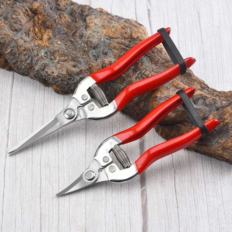 Gardening Tools Pink - Tijeras de podar de acero inoxidable,