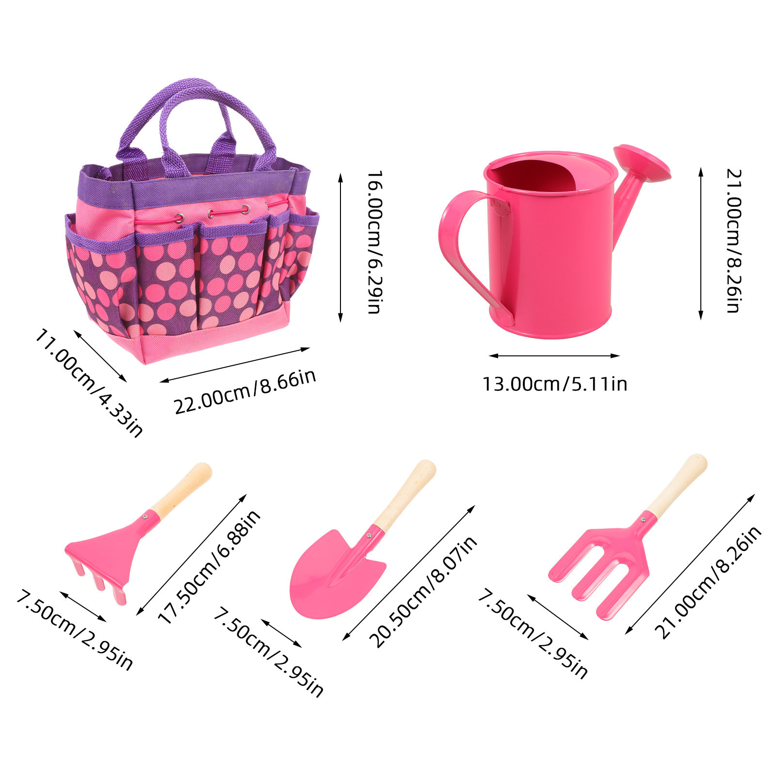 Juego de 2 herramientas de jar - Gardening Tools Pink reseña y precio