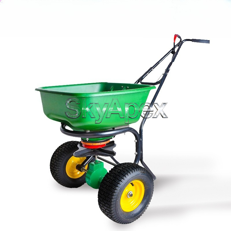 Esparcidor Manual Giratorio de - Grass Seed Spreader reseña y precio