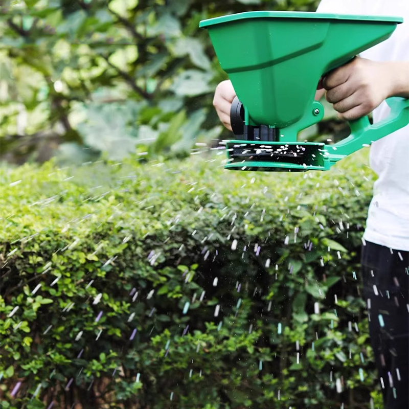 Esparcidor de semillas de césp - Grass Seed Spreader reseña y precio
