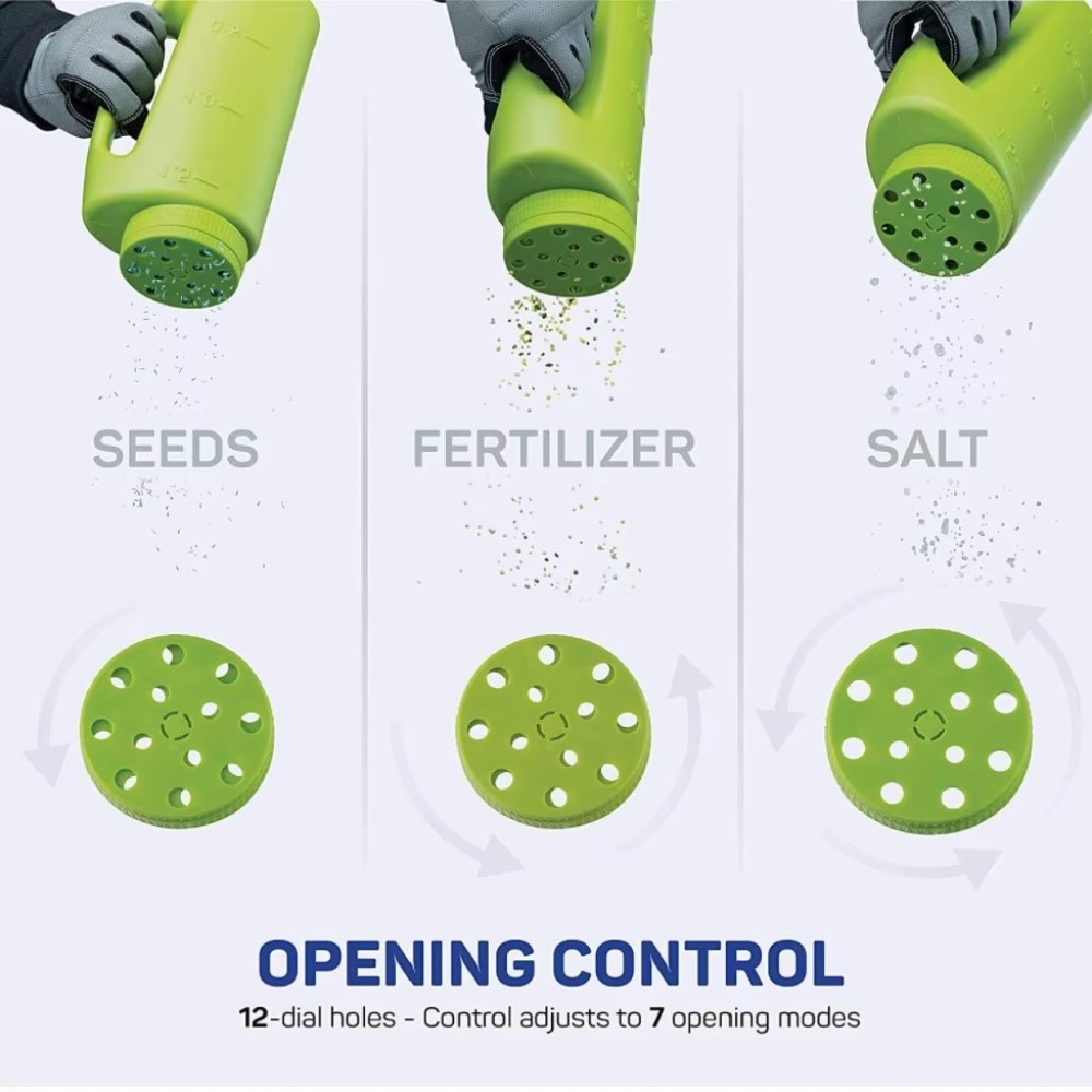Agitador de mano para deshidra - Grass Seed Spreader reseña y precio